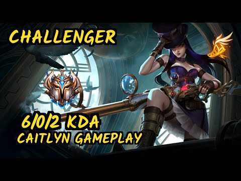 RDP Nyu (CAITLYN) vs EZREAL - 6/0/2 KDA BOTTOM ADC CHALLENGER GAMEPLAY - BR