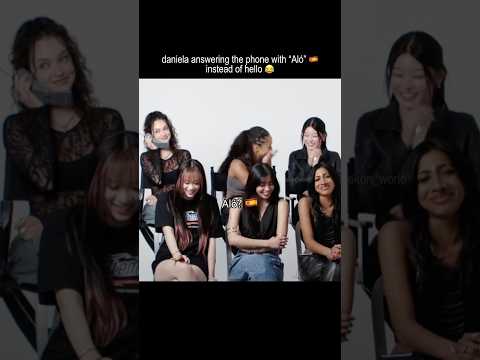 daniela answering the phone in spanish 🇪🇸 #katseye