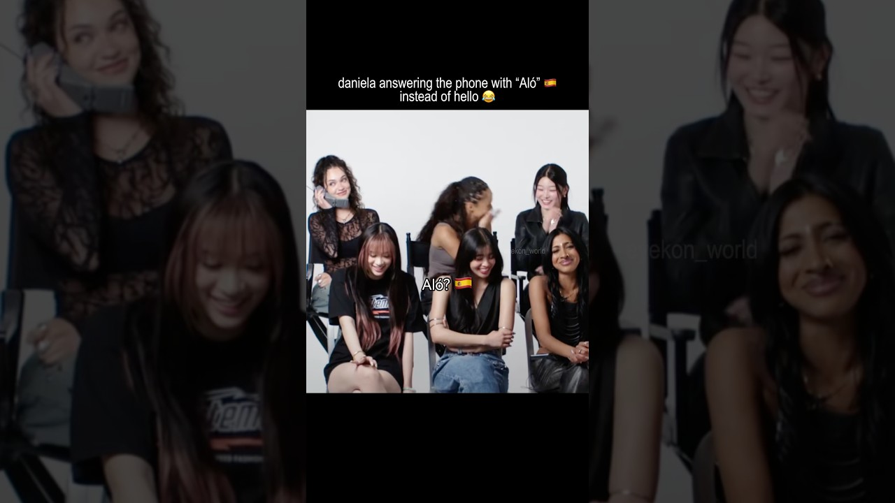 daniela answering the phone in spanish 🇪🇸 #katseye