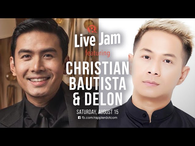 [WATCH] Rappler Live Jam: Christian Bautista and Delon