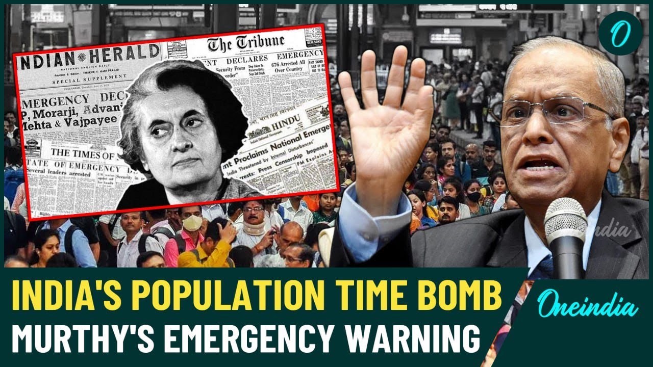 Infosys Chief Narayana Murthy Slams India for Ignoring Population Crisis Since Indira's Emergency