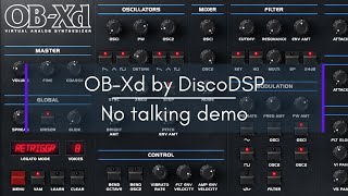 Video thumbnail for FREE SYNTH: OB-Xd - No talking demo by ADL-MusicLab