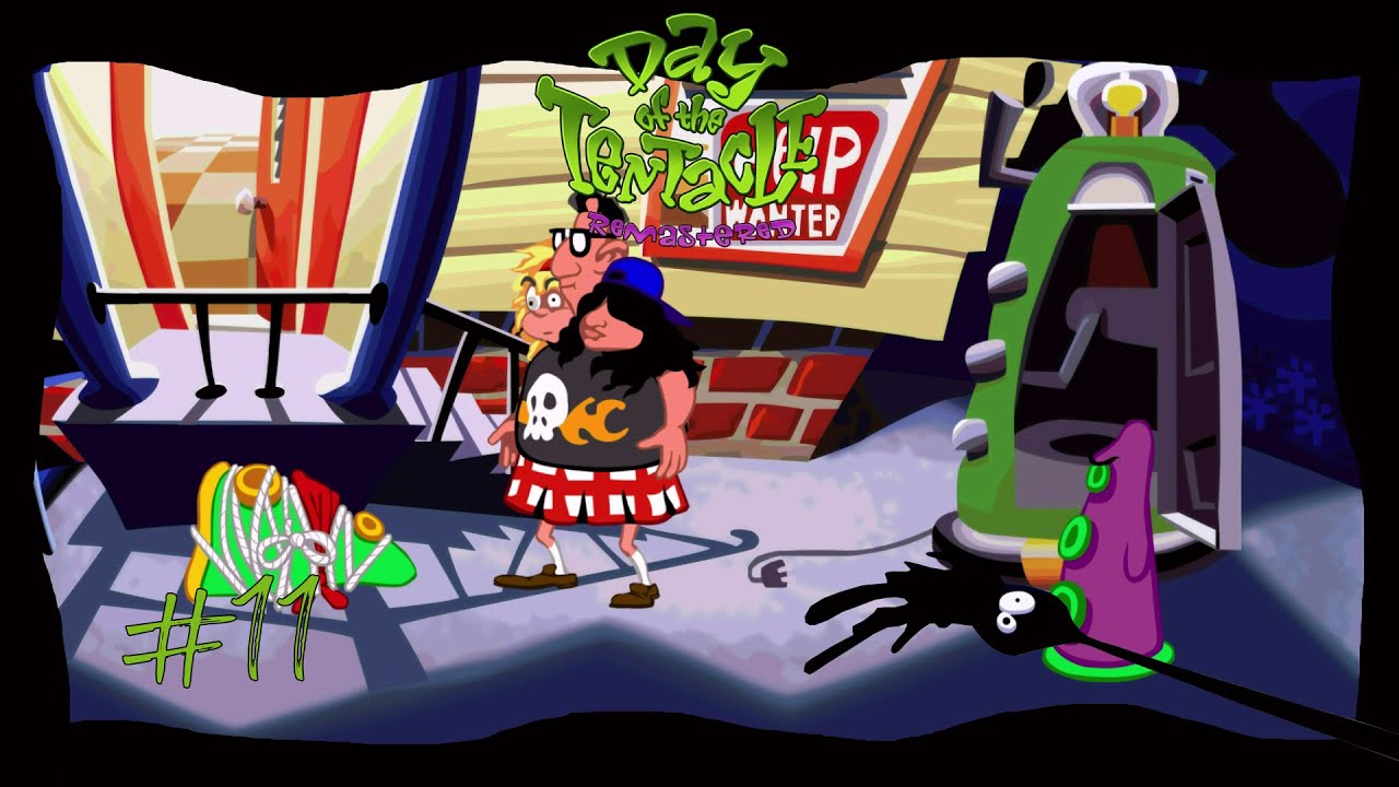 #dayofthetentacle - Folge 11: Die 3 Freunde + Das Ende  #lucasart #letsplay