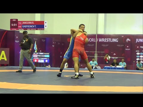 Repechage FS - 79 kg: R. JANSORN (THA) v. T. KABYKENOV (KAZ)