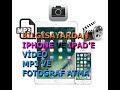 iphone'a bilgisayardan fotoğraf mp3 video atmak ve almak