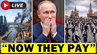 MOSCOW IN FLAMES: Ukraine HITS Putin's CROWN JEWEL As 3,000,000 Russians STRANDED