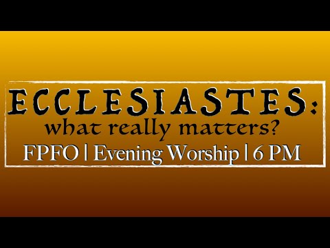 First Pres Fort Oglethorpe March 14, 2021 PM Worship