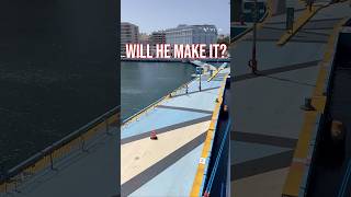 Celebrity Cruises Pier Runner-Will He Make it in Time?? #pierrunners #cruise #lateforship
