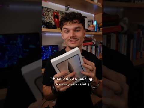 ASMR Unboxing di iPhone Diuo... #apple #iphoneduo #iphone #tech