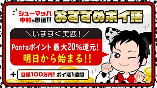 【おすすめポイ活】たぬきの大恩返し冬が来た!!Pontaポイント最大20%還元!!