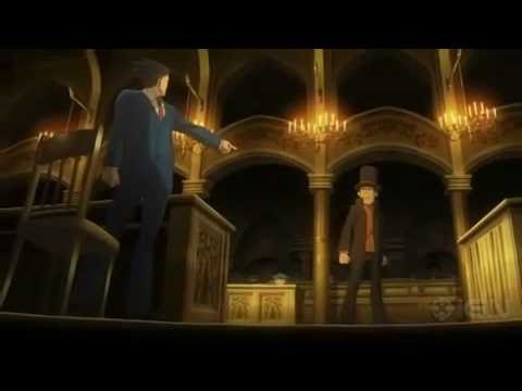 Professor Layton vs Ace Attorney Trailer