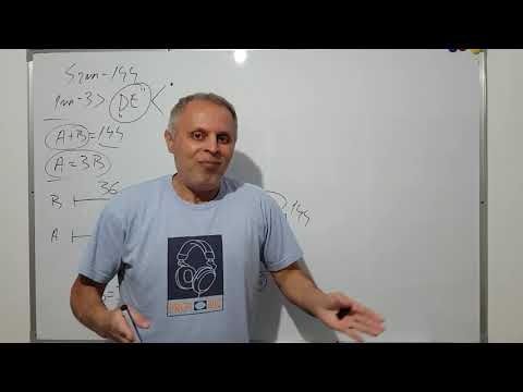 lecții 77: CLASA III - IV: metoda grafică: aflarea a 2 numere când știm suma și că unul este...