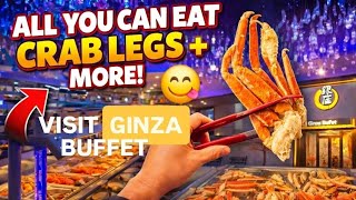 You Won’t Believe This Buffet 😳🦀 Ginza Buffet FULL TOUR