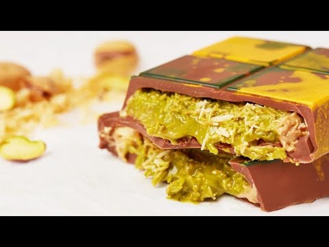 Pistachio Kunafa Chocolate Unboxing/Viral chocolate/Amogh da GOAT_CR7/PART 2