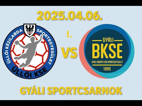 Üllői KSE - Gyáli BKSE FU15 20250406 Gyáli Sportcsarnok, I. félidő