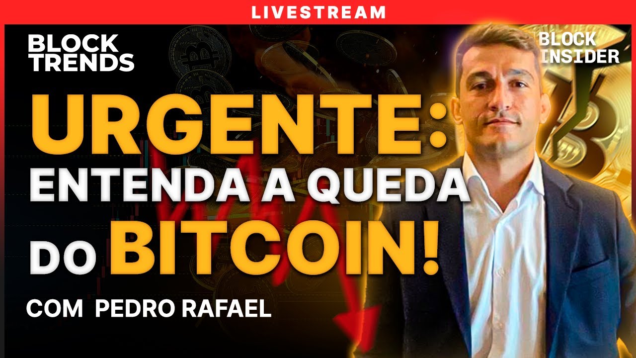 BITCOIN EM QUEDA COM RISCOS GEOPOLÍTICOS, MAS BALEIAS ACUMULAM! - COM PEDRO RAFAEL