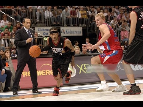Philadelphia 76ers vs CSKA Moscow 2006 NBA Europe Live Tour FULL GAME English