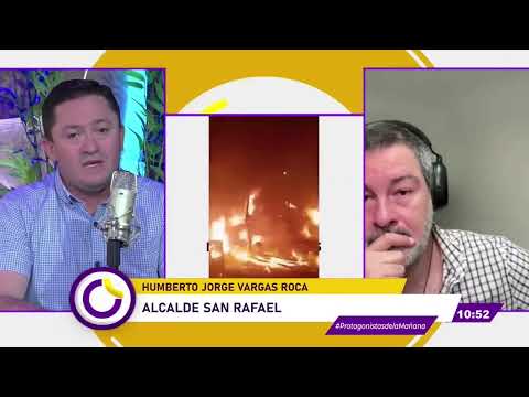 #protagonistas de la Mañana, Alcalde de San Rafael Humberto Vargas