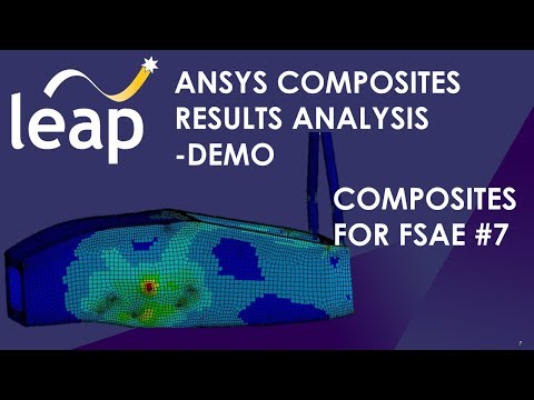 ANSYS Composites Analysis - Demo -  Composites for FSAE #7