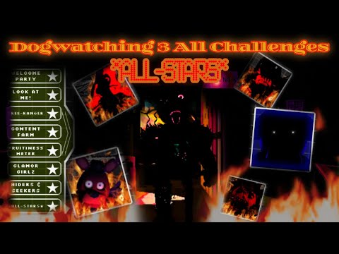 Dogwatching 3 All Challenges / *ALL-STARS* | Roblox