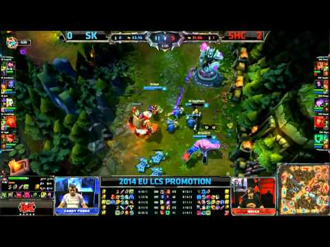 SK Gaming vs SUPA HOT CREW XD   Game 3   Bo5   2014 EU LCS Spring Promotion Season 4   SK vs SHC G3