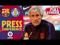 FULL STREAM: Setién's press conference pre-Getafe