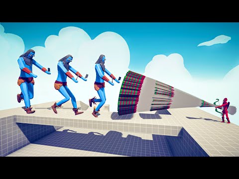 3x CANNIBAL GIANT vs EVERY GOD - Totally Accurate Battle Simulator TABS