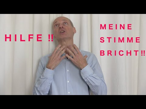 Hilfe, meine Stimme bricht!