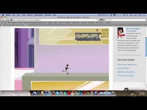 Mirror's Edge 2D jeu