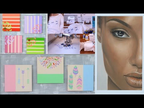 Manos a la Obra TV  2018 Programa 80 - Cuadros decorativos - Blusa bordada - Pintar Retrato