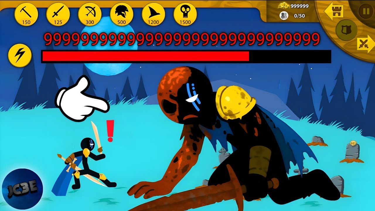 XIPHOS vs ZOMBIE XIPHOS FINAL BOSS! 💀⚔️ 999 TRILLION HP?! | Stick War Legacy Mod | jC3e