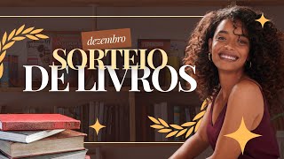 SORTEIO DE LIVROS DE DEZEMBRO