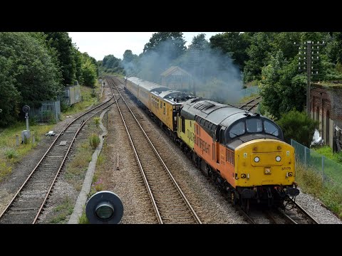37175 and 37254 THRASH through Wymondham with TONES 23/07/2020
