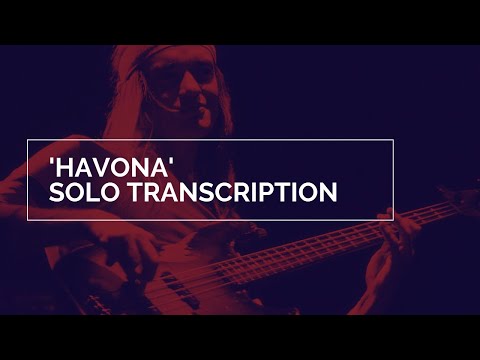 'Havona', Jaco Pastorius Solo Transcription