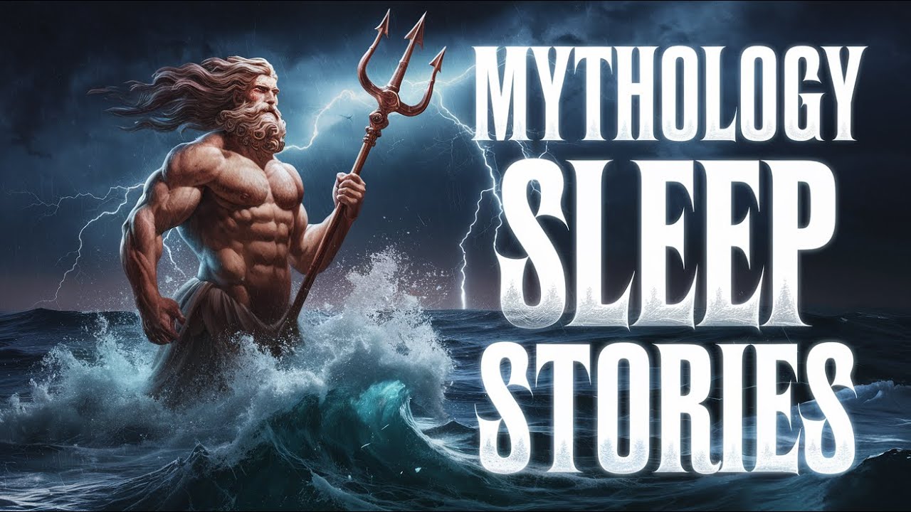 Greek Mythology Stories for Sleep | Relaxing Tales from the Gods | Black Screen With Rain Sounds