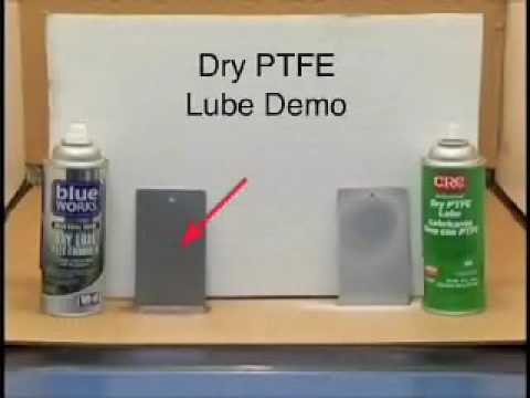 CRC Dry PTFE Lube Demo
