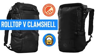 Haize Project Roll-Top vs. Clamshell Backpack Comparison