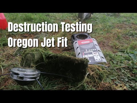 Destruction Testing - Oregon Jet Fit 4 Line Easy Load Aluminium Strimmer Head