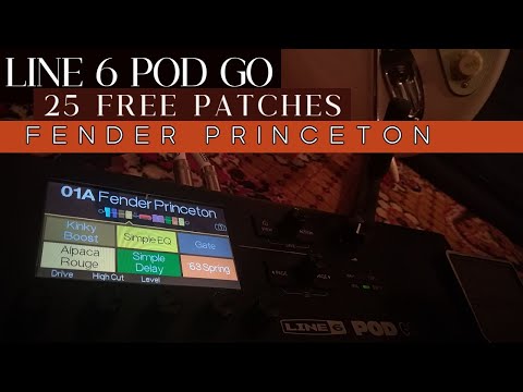 Line 6 POD GO: 25 Free Patches - FENDER PRINCETON