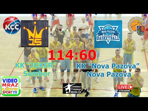 KK "Joker" Sombor - KK "Nova Pazova" 02.10.2021. Full HD