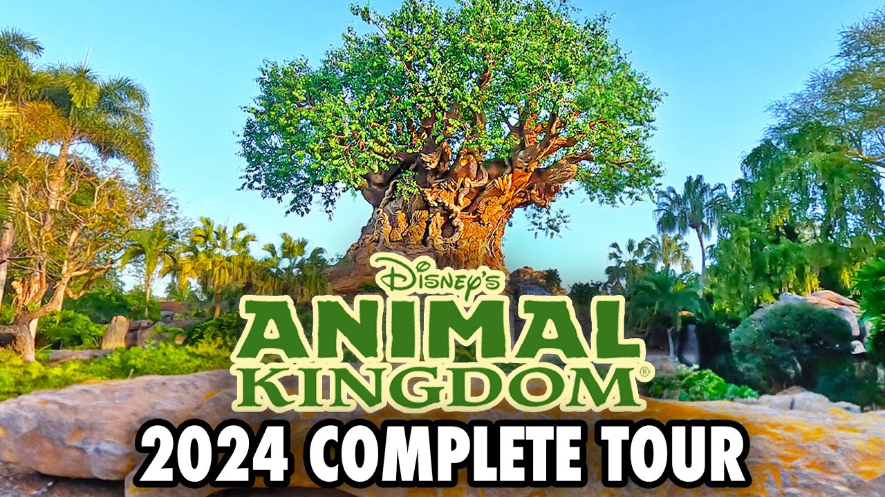 Disney's Animal Kingdom 2024 - Walkthrough & Rides at Walt Disney World [4K]