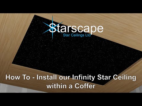 How To - Install our Infinity Star Ceiling within a Coffer