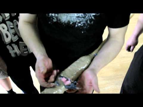 Нож Хваран (160 мм) - тест "собачка". Нож Виталия Кима.