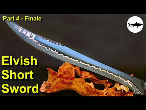 Copper Damascus Elven Short Sword - Part 4: Finale