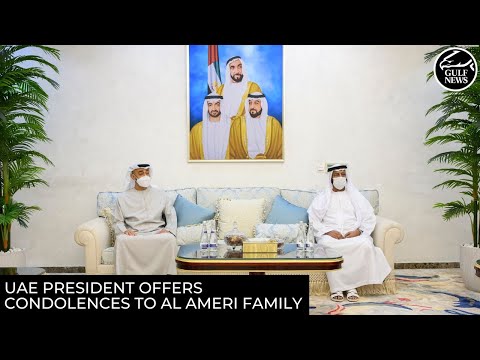 UAE President visits mourning majlis of Rakkad bin Salem Al Ameri