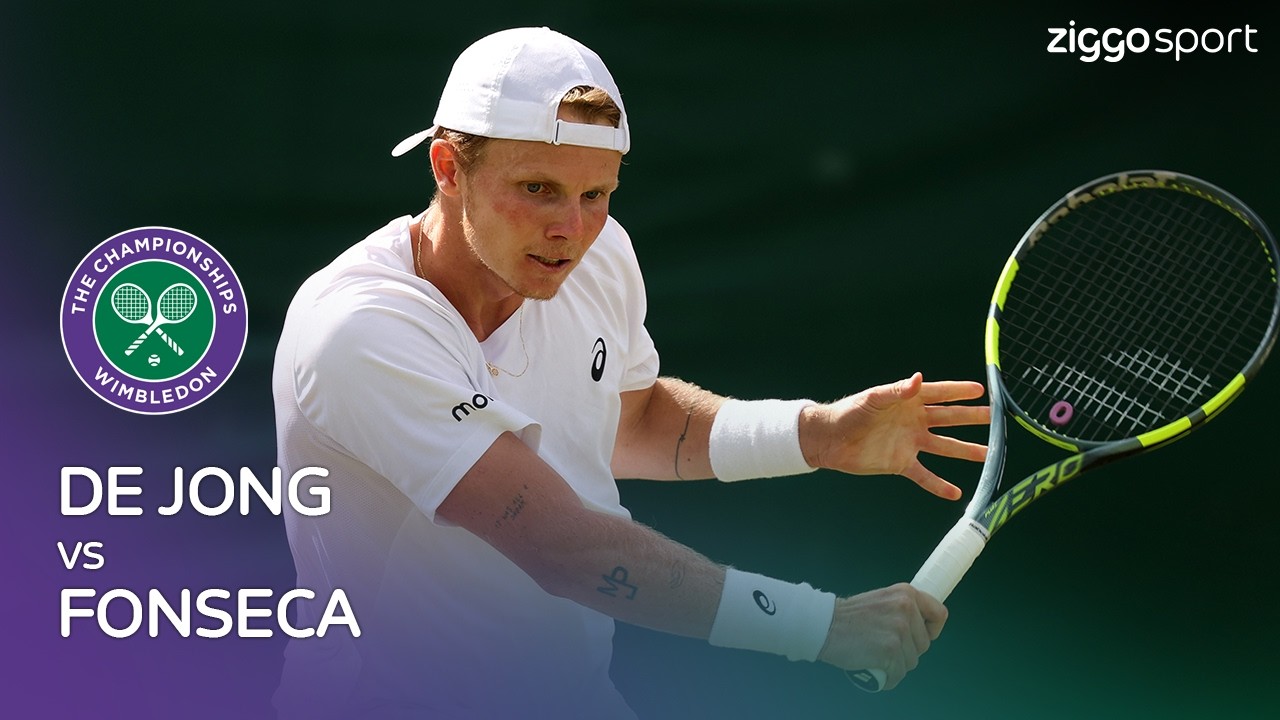 AI! DE JONG HEEFT HET ONTZETTEND MOEILIJK TEGEN FONSECA!!🥵😤 | De Jong vs Fonseca | Wimbledon 2026