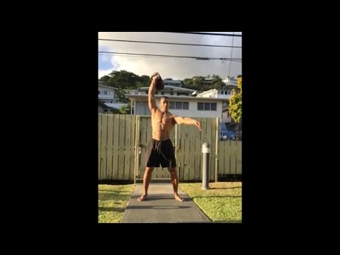 Day 110 - 32 kg. Kettlebell Snatch @ 5:59 - August 31, 2020 5:51 pm