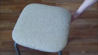 How to Sew a Cover on Round Stool Seat
