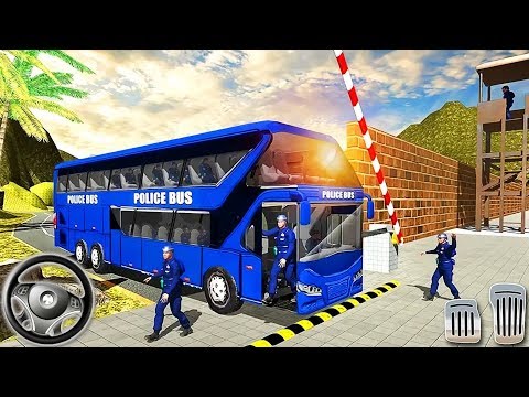 Police Bus Driving Simulator Off Road Transport Duty - Best Android GamePlay #3