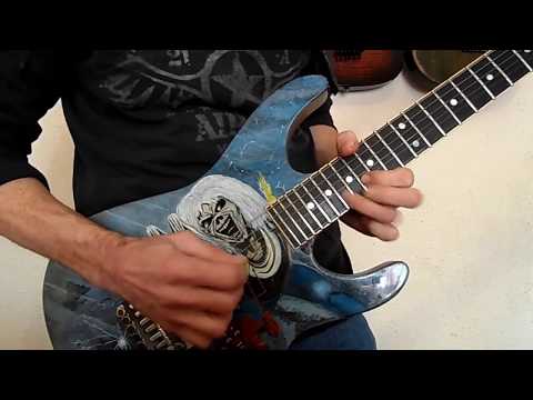 Status Quo Red Sky Intro Riff and Lead Guitar Solo